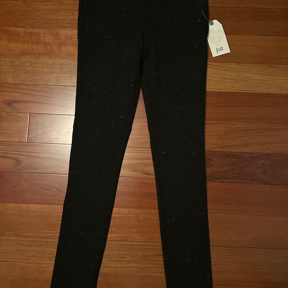 Jolt Midnight Black Leggings